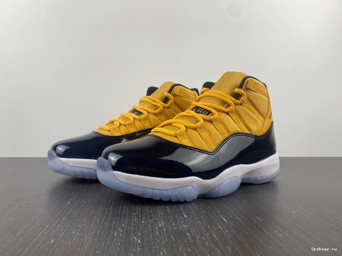 yellow 11 black and Jordan Air 0131